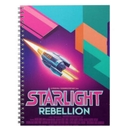 Starlight Rebellion Retro Pop Culture Notebook-80e Notizblock