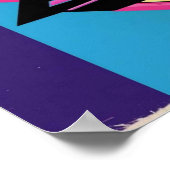 Starlight Rebellion Retro Pop Culture Poster 80er- (Ecke)