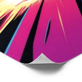 Starlight Rebellion Retro Pop Culture Poster 80er- (Ecke)