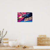 Starlight Rebellion Retro Pop Culture Poster 80er- (Küche)