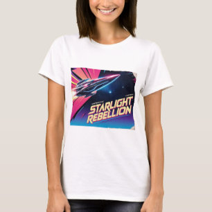 Starlight Rebellion Retro Pop Culture T-Shirt