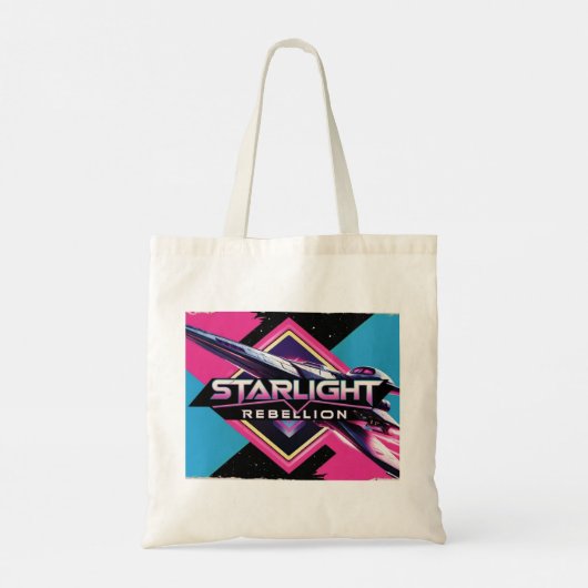 Starlight Rebellion Retro Pop Culture Tasche (Rückseite)