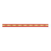 Starlight Red & Gold Ripsband (Vorderseite)
