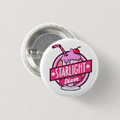 Starlight-Restaurant-Milchshake Pinbadge Button (Vorne & Hinten)
