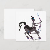 Starlight Sagittarius Einladungen (Vorne/Hinten)