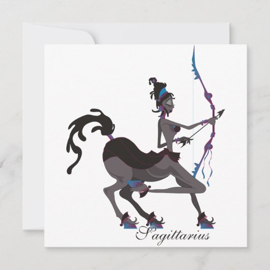 Starlight Sagittarius Einladungen (Vorderseite)