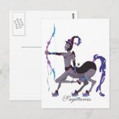 Starlight Sagittarius (Männliche Postkarten) Postkarte (Vorne/Hinten)