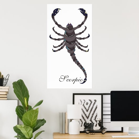Starlight Scorpio Print Poster (Heimbüro)