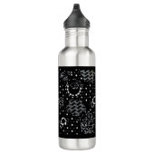 Starlight Silkscreen flask design Edelstahlflasche (Rechts)