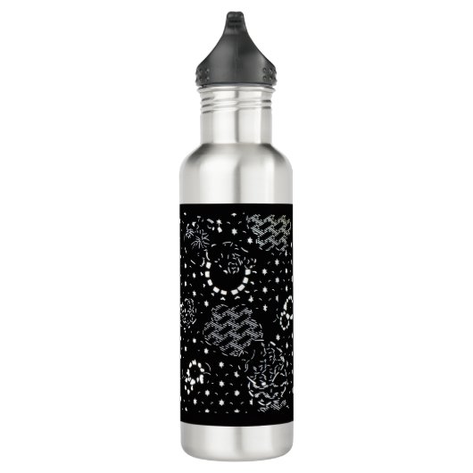Starlight Silkscreen flask design Edelstahlflasche (Rechts)