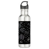 Starlight Silkscreen flask design Edelstahlflasche (Vorderseite)