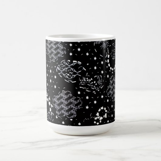 Starlight Silkscreen flask design Kaffeetasse (Mittel)