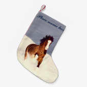 Starlight Snow Run Weihnachten Strumpf Kleiner Weihnachtsstrumpf (Vorderansicht (hängend))