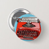 Starlight Starfire Schreibmaschine Button (Vorne & Hinten)