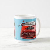 Starlight Starfire Schreibmaschine Kaffeetasse (VorderseiteRechts)