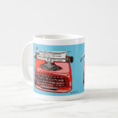 Starlight Starfire Schreibmaschine Kaffeetasse (Vorderseite Links)
