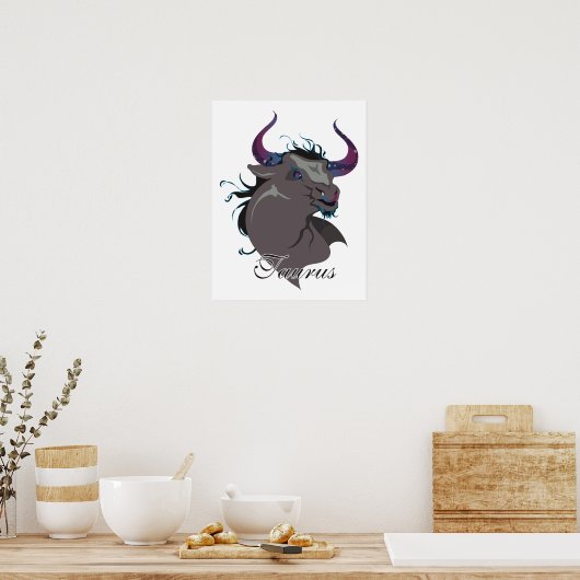 Starlight Taurus Print Poster (Küche)