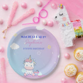 Starlight Unicorn Party Plate Pappteller (Party)