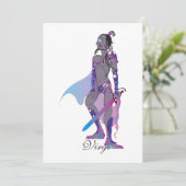 Starlight Virgo (männlich) Einladungen (Stehend Vorderseite)