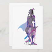 Starlight Virgo (männlich) Einladungen (Vorne/Hinten)