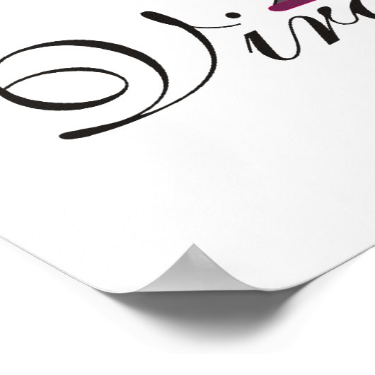 Starlight Virgo Print Poster (Ecke)