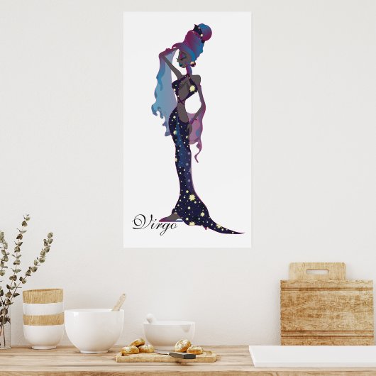 Starlight Virgo Print Poster (Küche)
