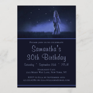 Starlight Wanderer 30. Geburtstag Einladung