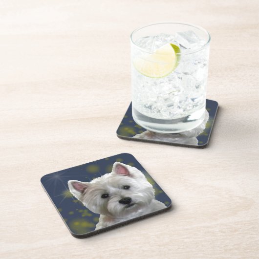 STARLIGHT WESTIE UNTERSETZER (Rechte Seite)