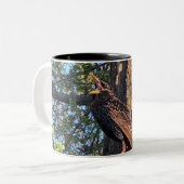 Starling Bird-Tasse Zweifarbige Tasse (Vorderseite Links)