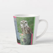Starling, Owl und Birdswarm Collage Latte Tasse (Rechts)