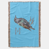 Starlings sind Darlings Decke (Vorderseite Vertikal)