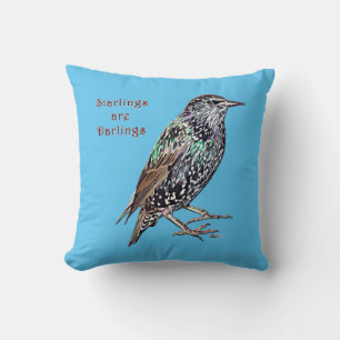 Starlings sind Darlings Kissen