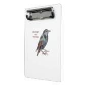 Starlings sind Darlings Mini Klemmbrett (Gewinkelt2)