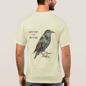Starlings sind Darlings T-Shirt (Rückseite)