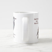 Starlings sind dunkel Jumbo-Tasse (Rückseite)