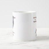 Starlings sind dunkel Jumbo-Tasse (Vorderseite)