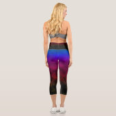 Starlit-Abstieg Capri Leggings (Rückseite)