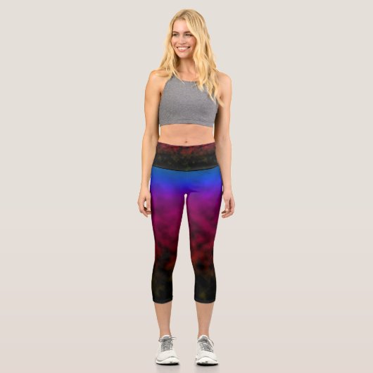Starlit-Abstieg Capri Leggings (Vorderseite)
