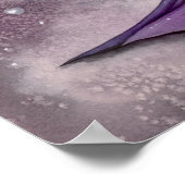 Starlit Amethyst Faiasy Fantasy Art Poster Print (Ecke)
