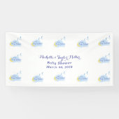 Starlit Baby Boy Bliss Stork Sonderlieferung Banner (Horizontal)