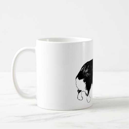 Starlit Corgi Cheer Kaffeetasse (Links)