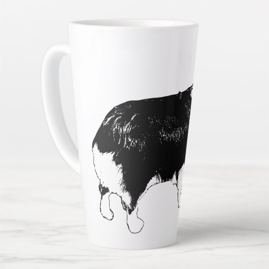 Starlit Corgi Cheer Milchtasse (Linke Ecke)