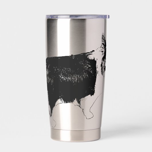 Starlit Corgi Cheer Thermobecher (Links)