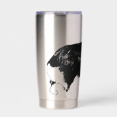 Starlit Corgi Cheer Thermobecher (Vorderseite)