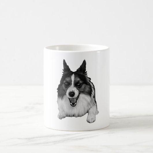 Starlit Corgi Greeting Kaffeetasse (Mittel)