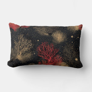 Starlit Desert Bushes - Throw Kissen