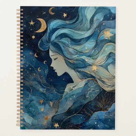 Starlit Dream Goddess Planner Planer (Vorderseite)