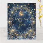 Starlit Dreams & New Beginns Karte (Gelbe Blume)