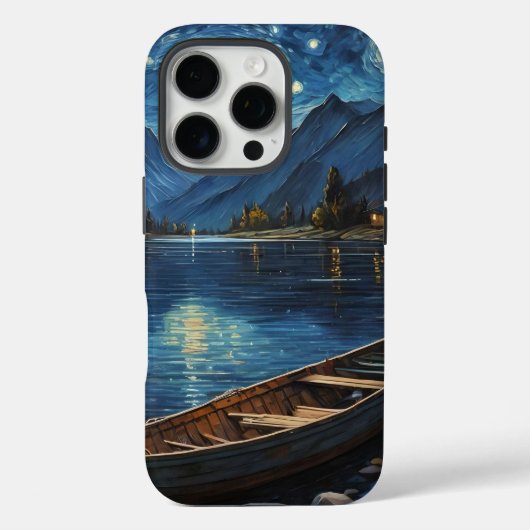 "Starlit Drift: Angeln unter dem Kosmos Case-Mate iPhone Hülle (Rückseite)