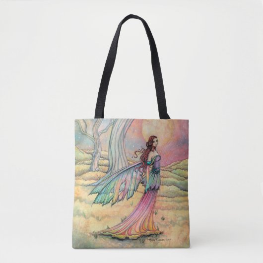 Starlit Dusk Fairy Fantasy Kunst, Dichtung und Mus Tasche (Vorderseite)